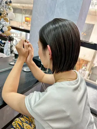 ショート HAIRSMILE COEUR所属・aoi .のヘアスタイル