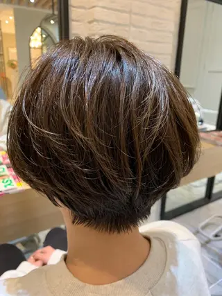ショート カラー 新宿/美髪矯正 髪質改善/韓国風山本のヘアスタイル