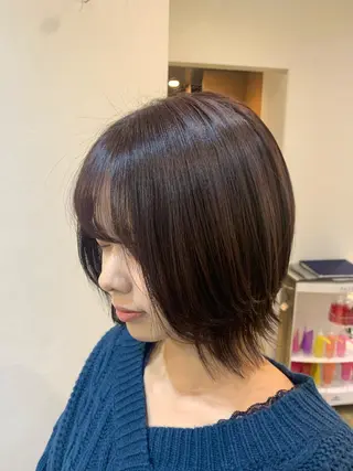 ショート カラー ショート/ボブ/透明 感カラー/高橋あみのヘアスタイル