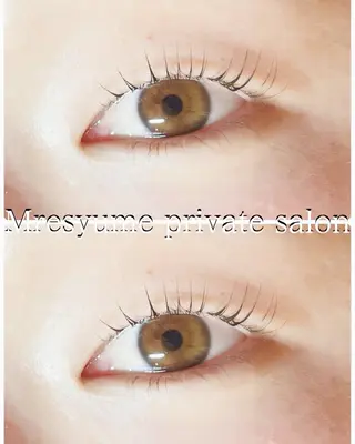 マツエク・マツパ Mresyume MAYUのマツエク・マツパデザイン