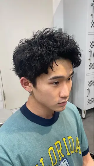 ショート パーマ メンズ fifth 武正 琉生のヘアスタイル