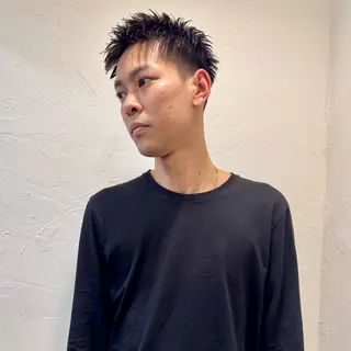 ショート パーマ メンズ 【池袋/スパイキー ショート】ⓝⓘⓜⓤのヘアスタイル