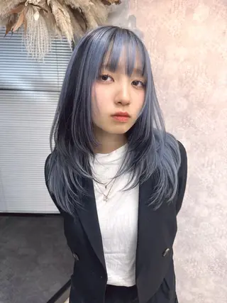 セミロング カラー ヘアアレンジ 💍絶対に可愛く💍 履歴修正SAKI🐰のヘアスタイル