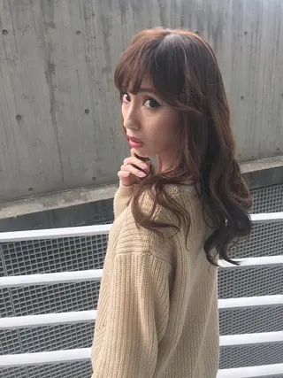 ロング ヘアアレンジ レイヤーカット/艶髪 🎀笠原 優花🎀のヘアスタイル