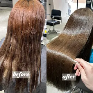ロング カラー 髪質改善大阪/ 酸性縮毛矯正/ゆうとのヘアスタイル