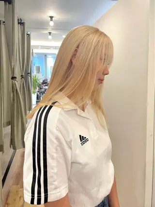 カラー Mint セイナのヘアスタイル