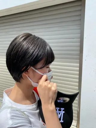 ショート カラー お任せヘア☘️☘️ 及川渚のヘアスタイル