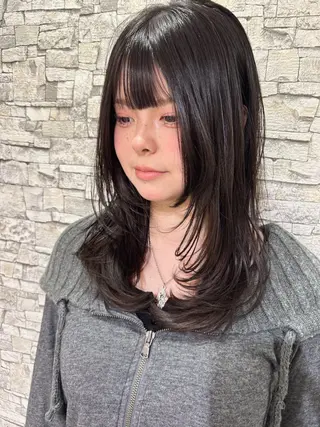 セミロング カラー 髪質改善will hairdesignのヘアスタイル