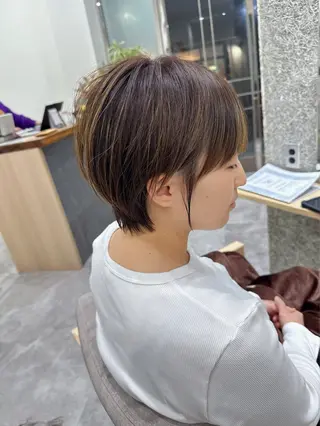 ショート カラー 🌟ショートヘア特化 清水力也🌟のヘアスタイル