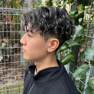 ショート パーマ メンズ ツイスパ/メンズ パーマ/歩夢のヘアスタイル