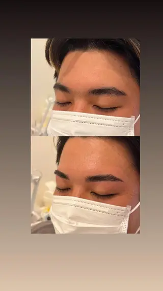 メンズ アイブロウ 🤍plume🤍 遠山のマツエク・マツパデザイン