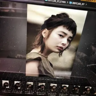 ミディアム 圧倒的美髪ストレート ツダケイタロウのヘアスタイル