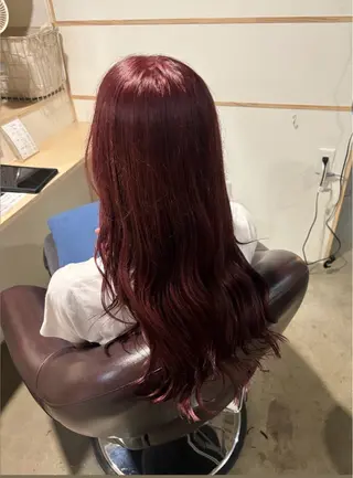 ロング 堀井 彩加のヘアスタイル