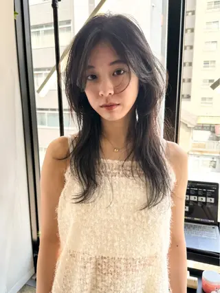 ロング kiji所属・kiji NAHO/ パーマ／久屋大通のヘアスタイル