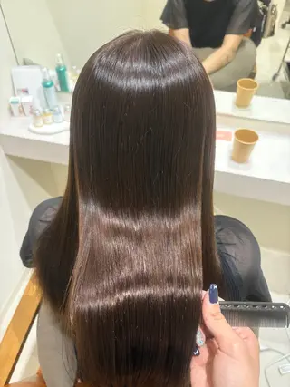 ロング カラー レイヤー／髪質改善 ／YUのヘアスタイル