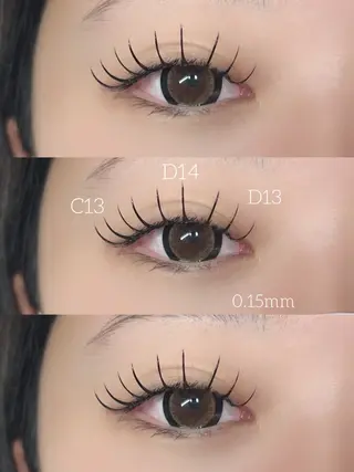 マツエク・マツパ sol cocoroのマツエク・マツパデザイン