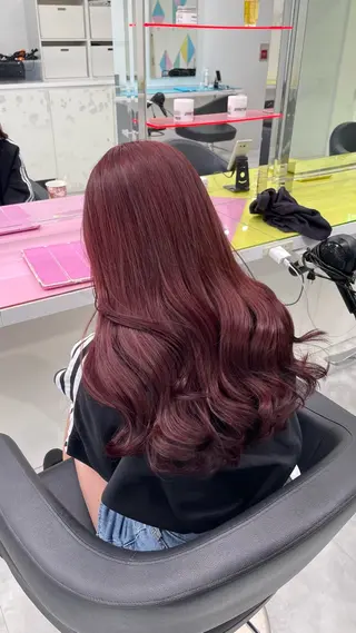 ロング カラー ❣️ブリーチなし暖色 ayu❣️のヘアスタイル