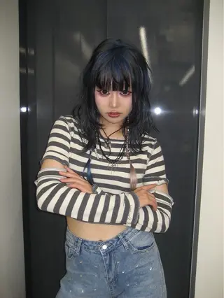 セミロング 山口 あかりのヘアスタイル