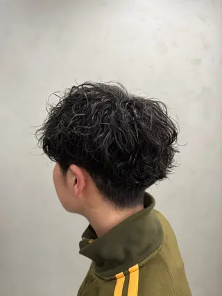 ショート 柏/シャドウパーマ/ ナチュラル/颯寿のヘアスタイル