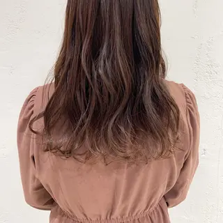 セミロング ヘアアレンジ 🫧透明感カラー/ ボブ/小笠原汐海🪽のヘアスタイル