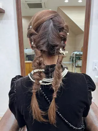 ヘアアレンジ 🍇おぐら めぐみ🍇のヘアスタイル