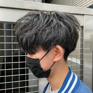 ショート パーマ メンズ 【メンズ縮毛矯正】 田中秀斗のヘアスタイル