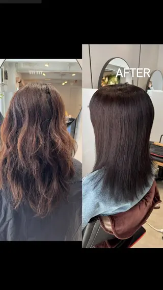 ロング カラー lumier juriaのヘアスタイル