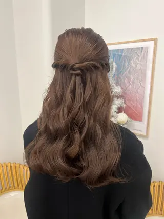 ヘアアレンジ アレンジ/ブラウン カラー HARU🕯のヘアスタイル