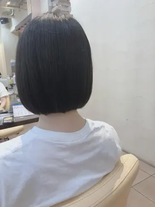 ショート 地毛風ストレート ⚡️下ノ村柊斗⚡️のヘアスタイル