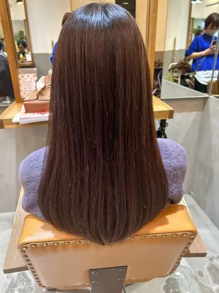 セミロング パーマ 若狭 彩花のヘアスタイル