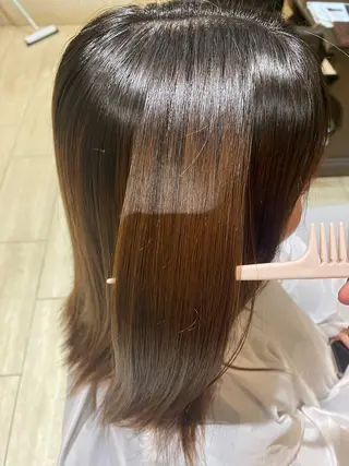 セミロング モデル様大募集❗️ 上名 快音のヘアスタイル