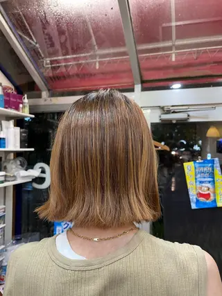 ショート カラー 関 健二郎のヘアスタイル