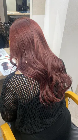 ロング カラー MOE🌙 博多ハイトーンのヘアスタイル