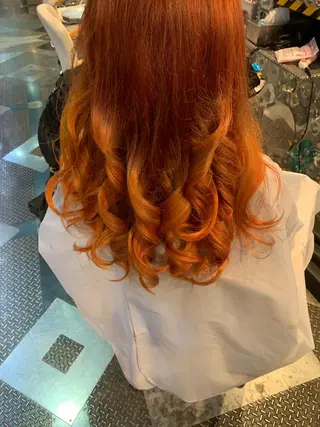 ロング カラー haco+所属・🌈派手髪エクステ ブレイズ🌈ひろとのヘアスタイル