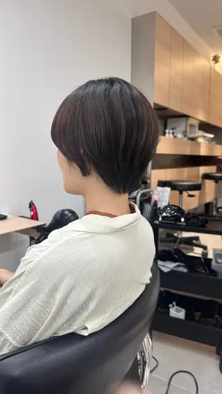 ショート あいこ/ハンサム ショート/銀座🌷のヘアスタイル