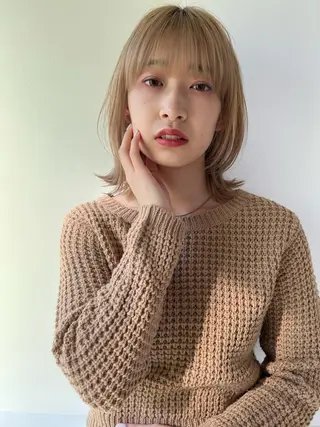 ミディアム 🌿MASATO 🌿韓国ヘアのヘアスタイル