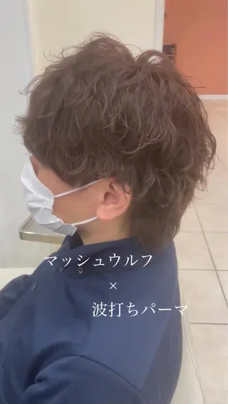 ショート パーマ メンズ 大澤　裕貴 【メンズカット】のヘアスタイル