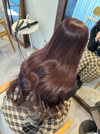 ロング カラー roka所属・ayaka♡ 柔らかカラーのヘアスタイル