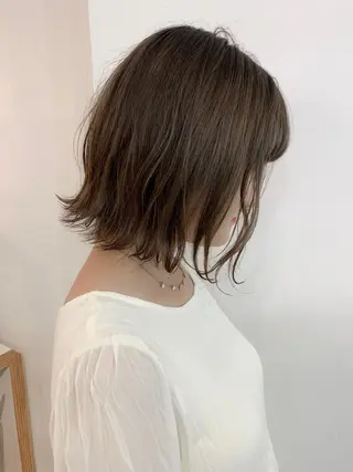 ミディアム カラー 渋谷ブリーチカラー 韓国ヘアyuikoのヘアスタイル