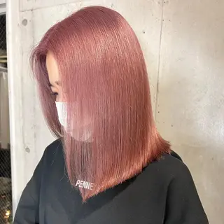 ミディアム カラー lani 天神大名/ブリーチのヘアスタイル