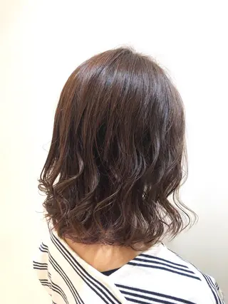 ミディアム カラー 🌈ぷる艶カラー🌈 髪質改善👑柳沼尚貴のヘアスタイル