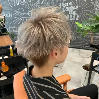 ショート カラー メンズ Bei Licoldo.所属・マツオカ マコのヘアスタイル