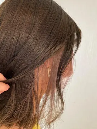 ミディアム カラー 福薗 ななのヘアスタイル