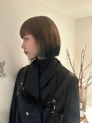 カラー VISION   aoyama所属・かがやしづ ⭐️ハイトーンのヘアスタイル