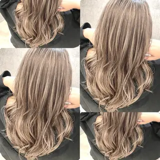 セミロング カラー MiL所属・✨ハイトーン✨ 濱田知孝のヘアスタイル