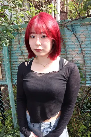 ミディアム カラー ヘアアレンジ @kyoniyy KYONIのヘアスタイル