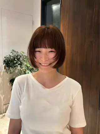 ショート Hank.所属・ボブカット/ honokaのヘアスタイル