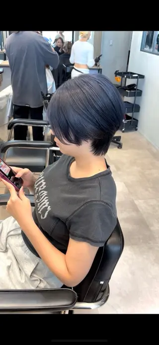 ショート ラフィスヘアー オウスケのヘアスタイル