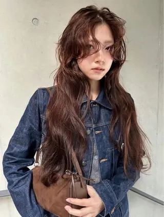 ロング カラー sano rikitoのヘアスタイル