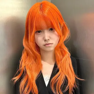 ロング カラー 🤍Suzuka🤍 ハイトーン/ブリーチのヘアスタイル